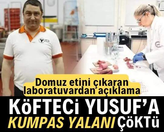 DOMUZ ETİNİ BULAN LABORATUVARDAN AÇIKLAMA!