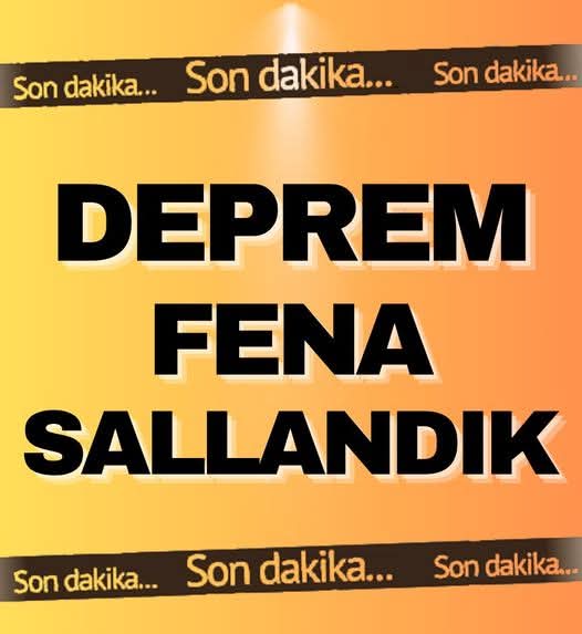 Beşik gibi sallandı